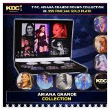 7 Coin Ariana Grande 24k Gold Plated Round Collect