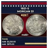 1921-s Morgan Dollar $1 ms65+ SEGS