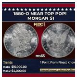 1880-o Morgan Dollar Near Top Pop! $1 ms65 SEGS