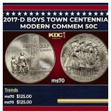 2017-d Boys Town Centennial Modern Commem Half Dol