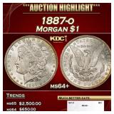 1887-o Morgan Dollar $1 ms64+ SEGS