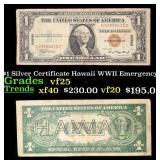 1935A $1 Silver Certificate Hawaii WWII Emergency