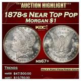 1886-p Morgan Dollar TOP POP! $1 ms68+ SEGS