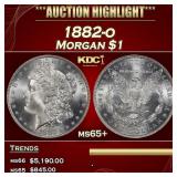 1882-o Morgan Dollar $1 ms65+ SEGS