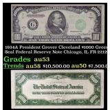 1934A $1000 Green Seal Federal Reserve Note Presid