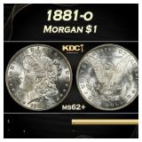 1881-o Morgan Dollar $1 Grades ms62+