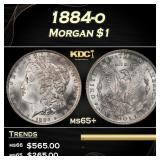 1884-o Morgan Dollar $1 Grades ms65+