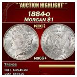 1884-o Morgan Dollar $1 ms66+ SEGS