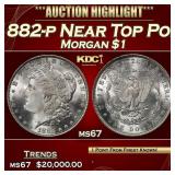 1882-p Morgan Dollar Near Top Pop! $1 ms67 SEGS