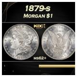 1879-s Morgan Dollar $1 Grades ms62+