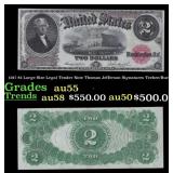 1917 $2 Large Size Legal Tender Note Thomas Jeffer