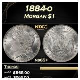 1884-o Morgan Dollar $1 Grades ms65+