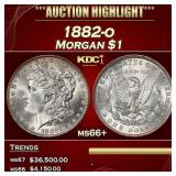 1882-o Morgan Dollar $1 Grades ms66+