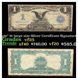 1899 $1 large size Silver Certificate "Black Eagle