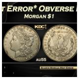 PCGS 1921-s *Mint Error* Obverse Lamination Morgan