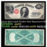 1917 $1 Large Size Legal Tender Note Grades Choice