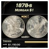 1878-s Morgan Dollar $1 ms65+ SEGS