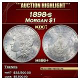 1898-s Morgan Dollar $1 ms66+ SEGS