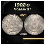 1902-o Morgan Dollar $1 Grades ms62+