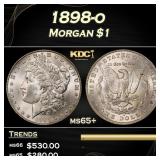1898-o Morgan Dollar $1 Grades ms65+