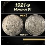 1921-s Morgan Dollar $1 Grades ms62+