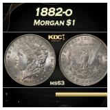 1882-o Morgan Dollar $1 Grades ms63