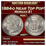 1884-o Morgan Dollar Near Top Pop! $1 ms67+ SEGS