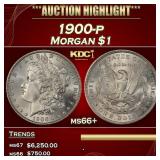 1900-p Morgan Dollar $1 ms66+ SEGS