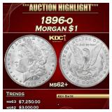 1896-o Morgan Dollar $1 ms62+ USCG