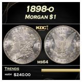 1898-o Morgan Dollar $1 Grades ms64