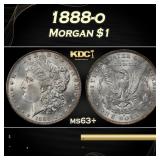 1888-o Morgan Dollar $1 Grades ms63+