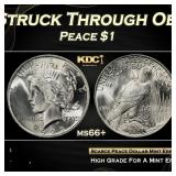 PCGS 1923-p *Mint Error* Struck Through Obverse Ob