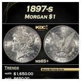 1897-s Morgan Dollar $1 ms65+ SEGS