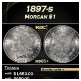 1897-s Morgan Dollar $1 ms65+ SEGS