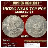 1902-o Morgan Dollar Near Top Pop $1 ms66+ SEGS