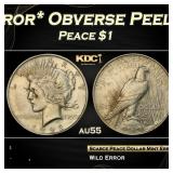 PCGS 1923-p *Mint Error* Obverse Peeling Laminatio