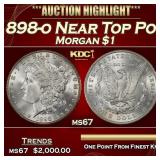 1898-o Morgan Dollar Near Top Pop! $1 ms67 SEGS