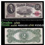 1917 $2 Large Size Legal Tender Note Thomas Jeffer