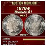 1878-s Morgan Dollar $1 ms66+ SEGS