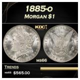 1885-o Morgan Dollar $1 Grades ms66