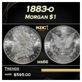 1883-o Morgan Dollar $1 Grades ms66