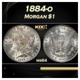 1884-o Morgan Dollar $1 Grades ms64
