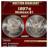 1897-s Morgan Dollar $1 ms66+ SEGS