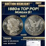 1880-s Morgan Dollar TOP POP! $1 ms69 SEGS