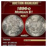 1896-o Morgan Dollar $1 ms62+ USCG