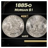 1885-o Morgan Dollar $1 Grades ms63