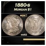 1880-s Morgan Dollar $1 Grades ms62