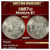 1887-o Morgan Dollar $1 ms64+ SEGS