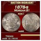 1878-s Morgan Dollar $1 ms66 SEGS
