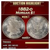 1882-o Morgan Dollar $1 ms65+ SEGS